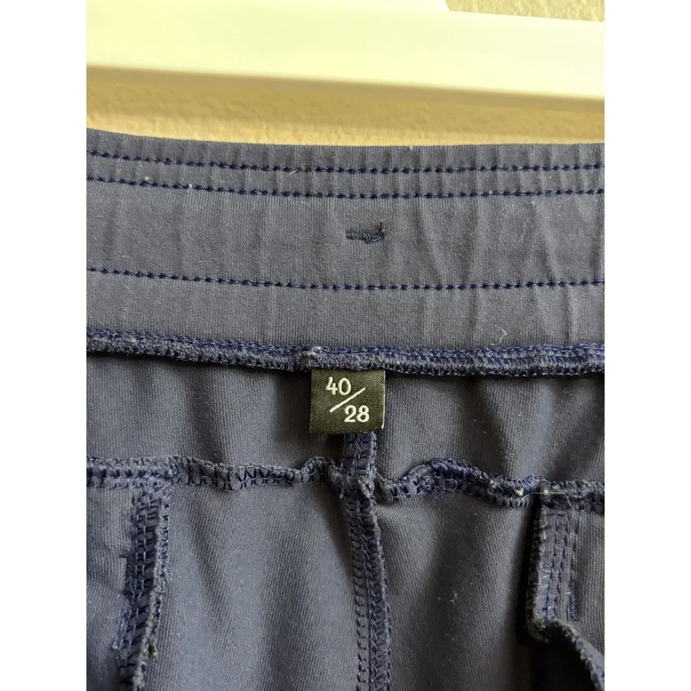 Public Rec Gamechanger Pants Stretch Performance 40x28 Mens Navy Blue